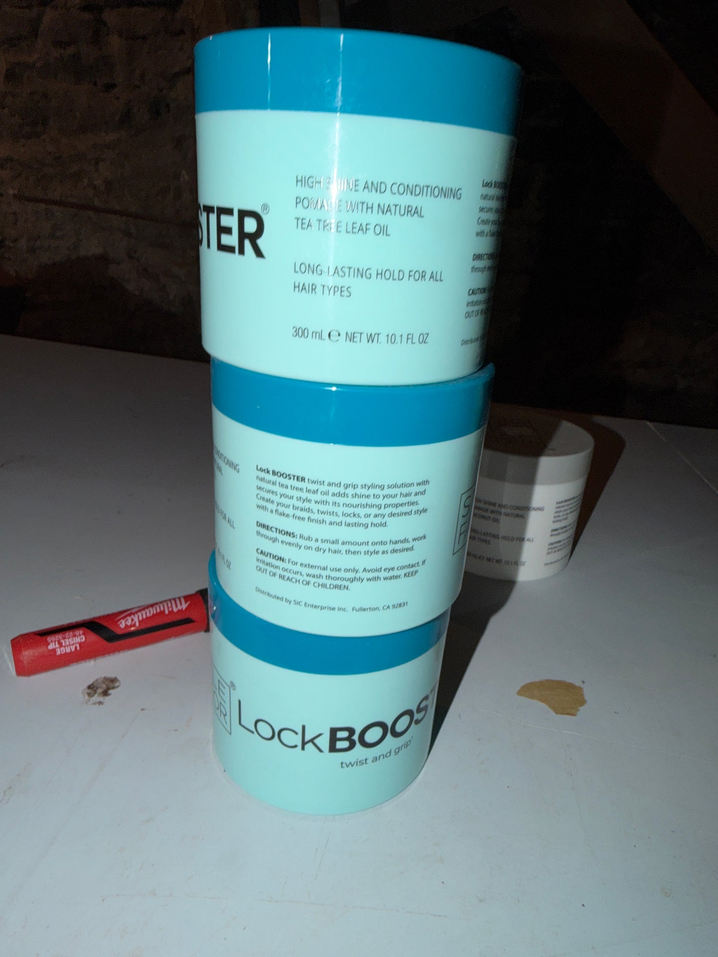 Style Factor Lock Booster Twist & Grip Styling Pomade with Tea Tree Leaf Oil 10.1 oz