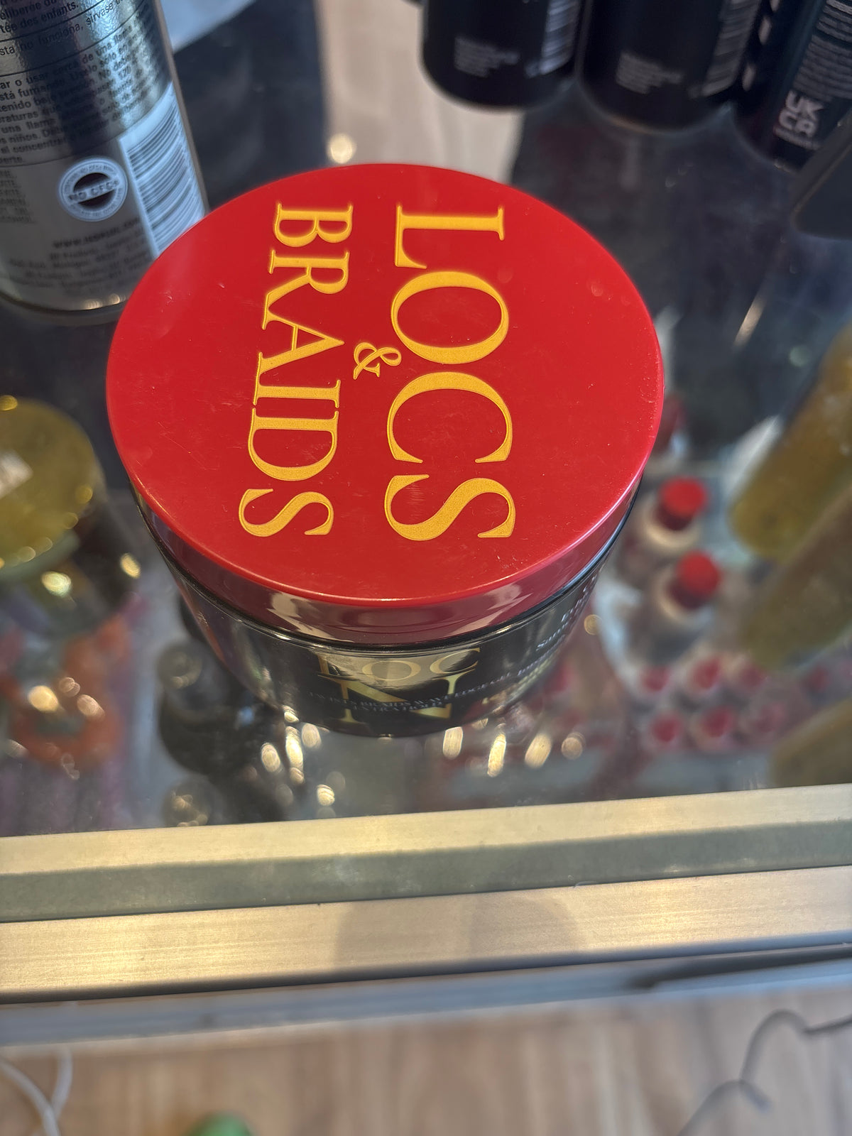 LOCN- Locs&Braids Loc,Twist,Braids,Weave,Edge Gel- 8.oz.-Lemon Sented