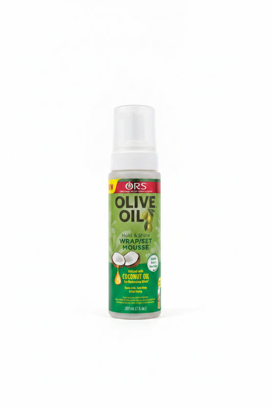 ORS OLIVE OIL- Hold and Shine Wrap/Set Mousse 7oz