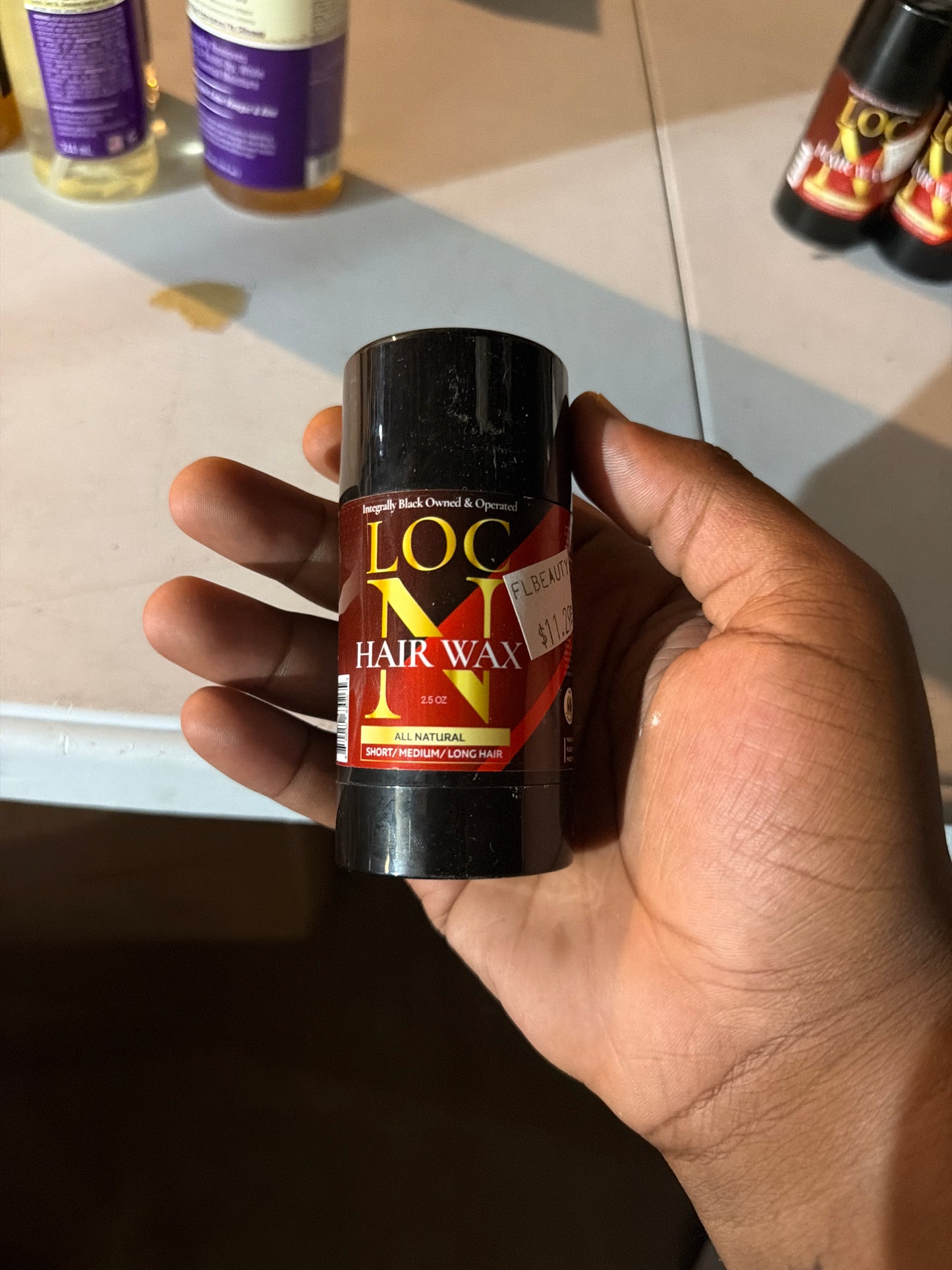 Loc N Hair Wax – All Natural Hair Styling Wax – 2.5 oz