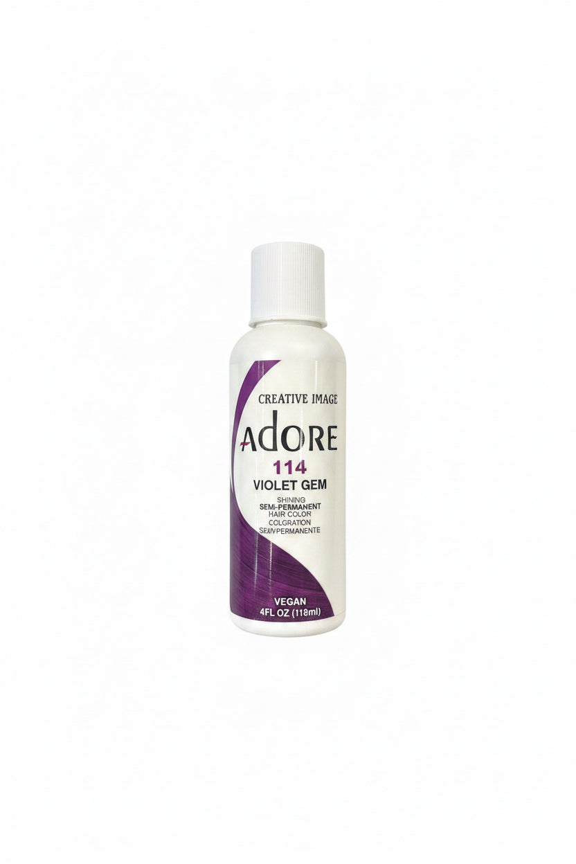 CREATIVE IMAGE- AdorE Color -114 VLIOLET GEM- 4Fl.oz.
