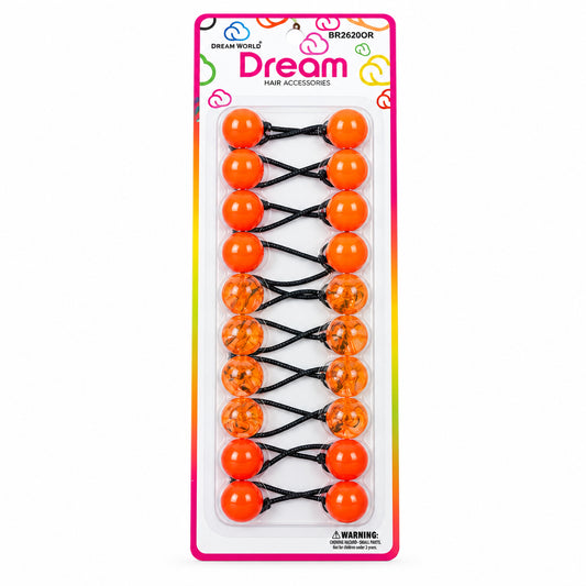 DREAMWORLD- Dream Hair accessories- color Assorted Orange-