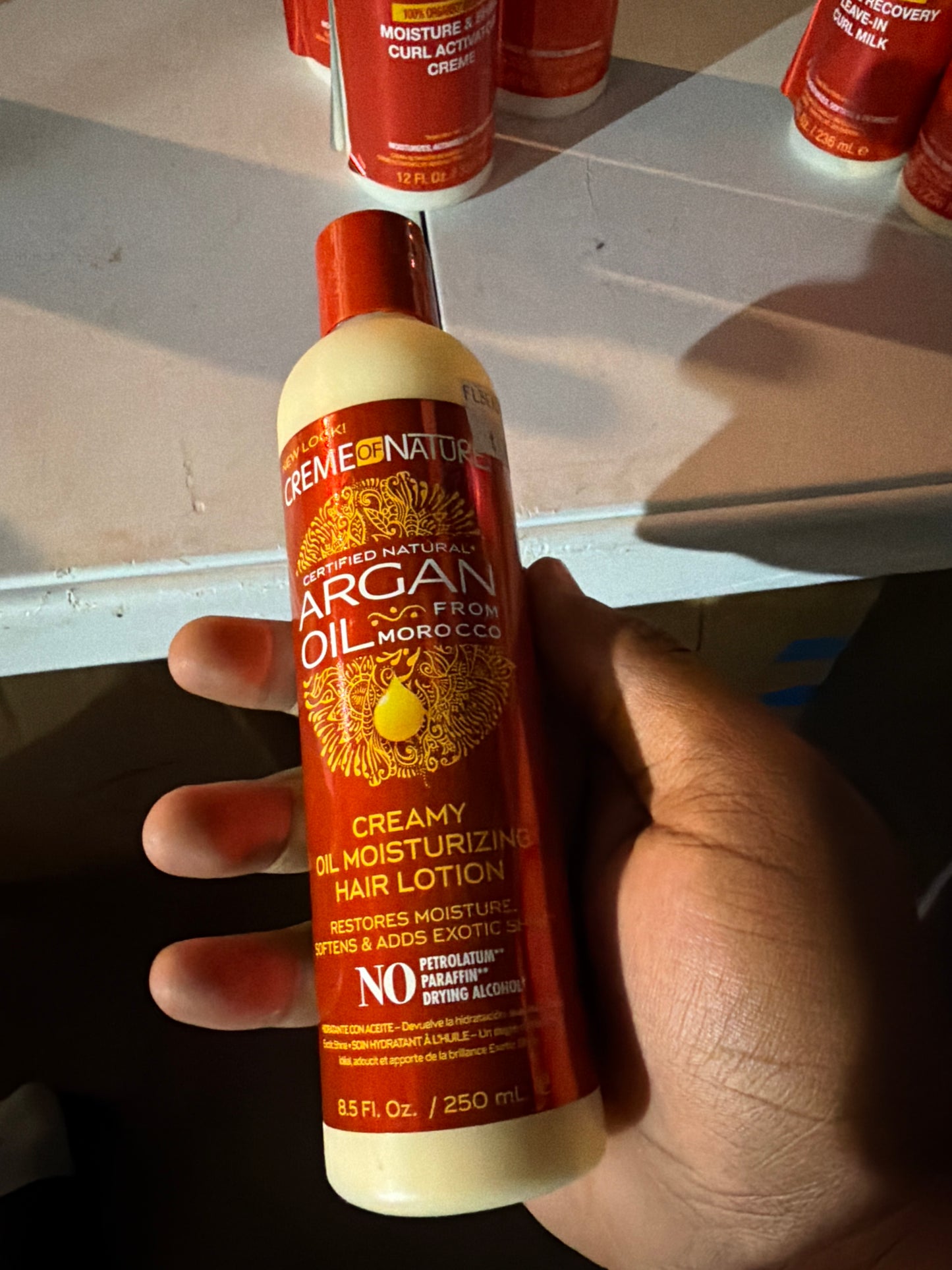 Creme of Nature Argan Oil from Morocco Creamy Oil Moisturizing Hair Lotion – 8.5 fl oz