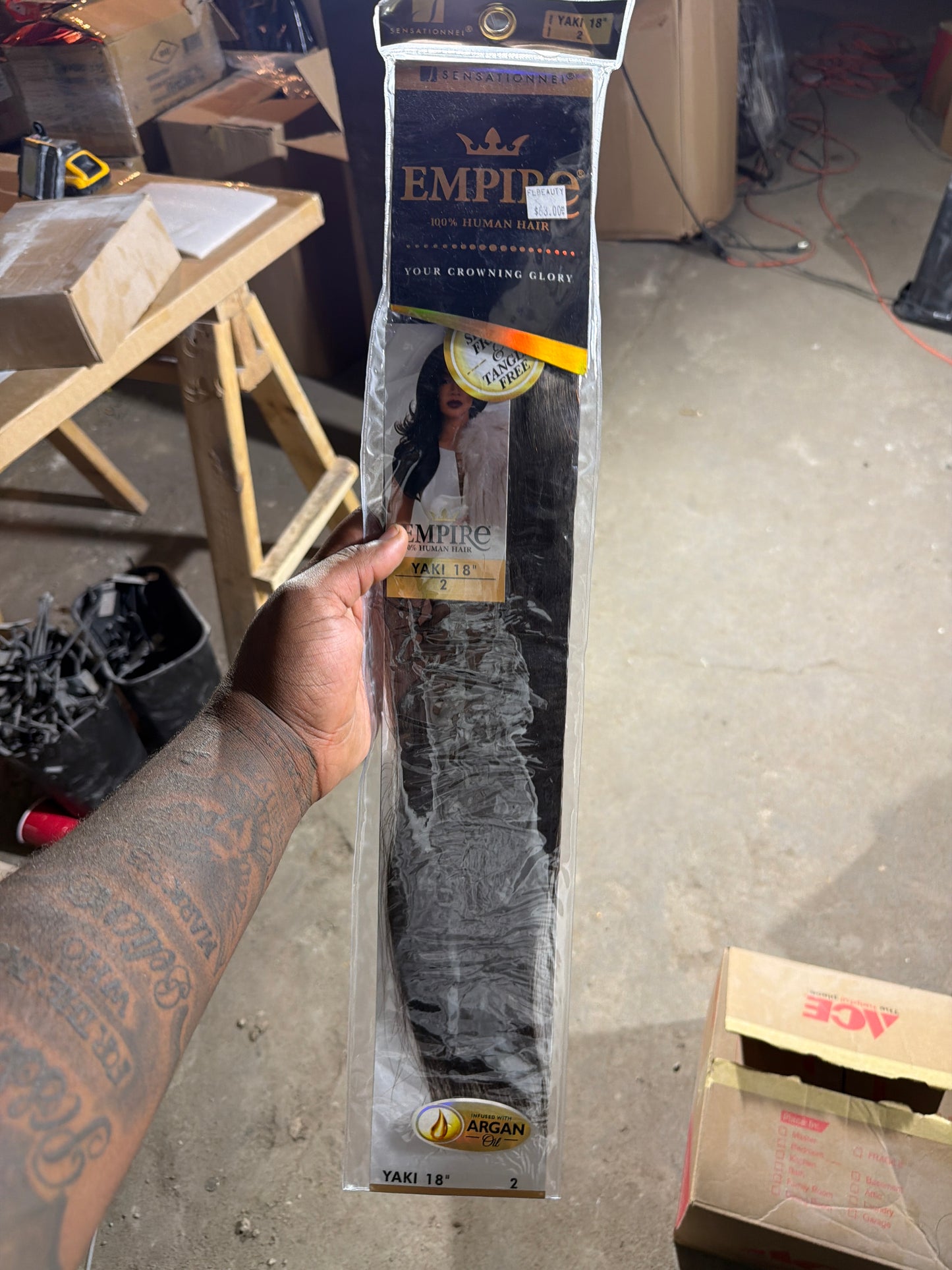 Empire 100% Human Hair Yaki 18” color 2