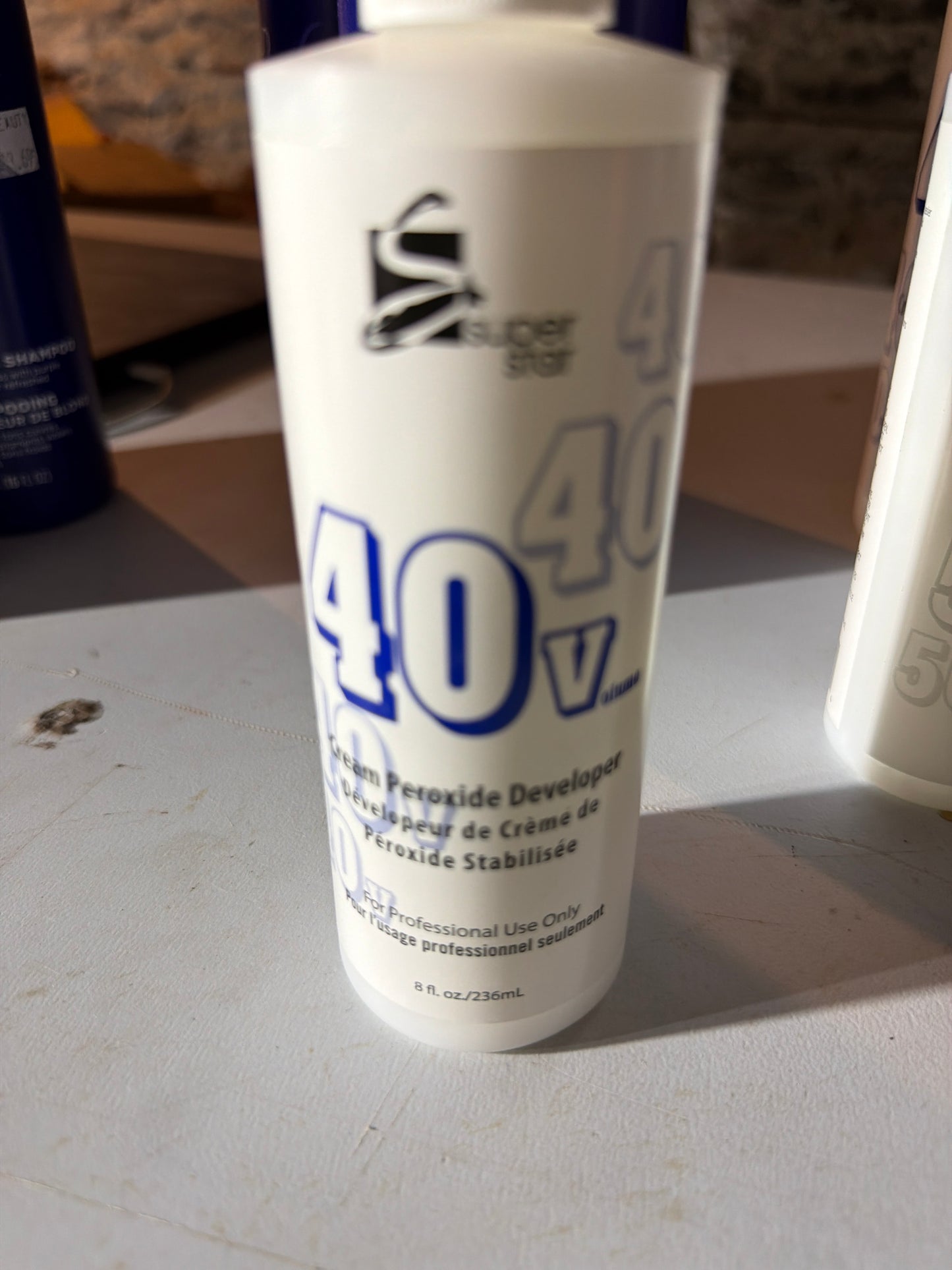 Super Star 40 Volume Cream Peroxide Developer 8 fl oz (236 mL)