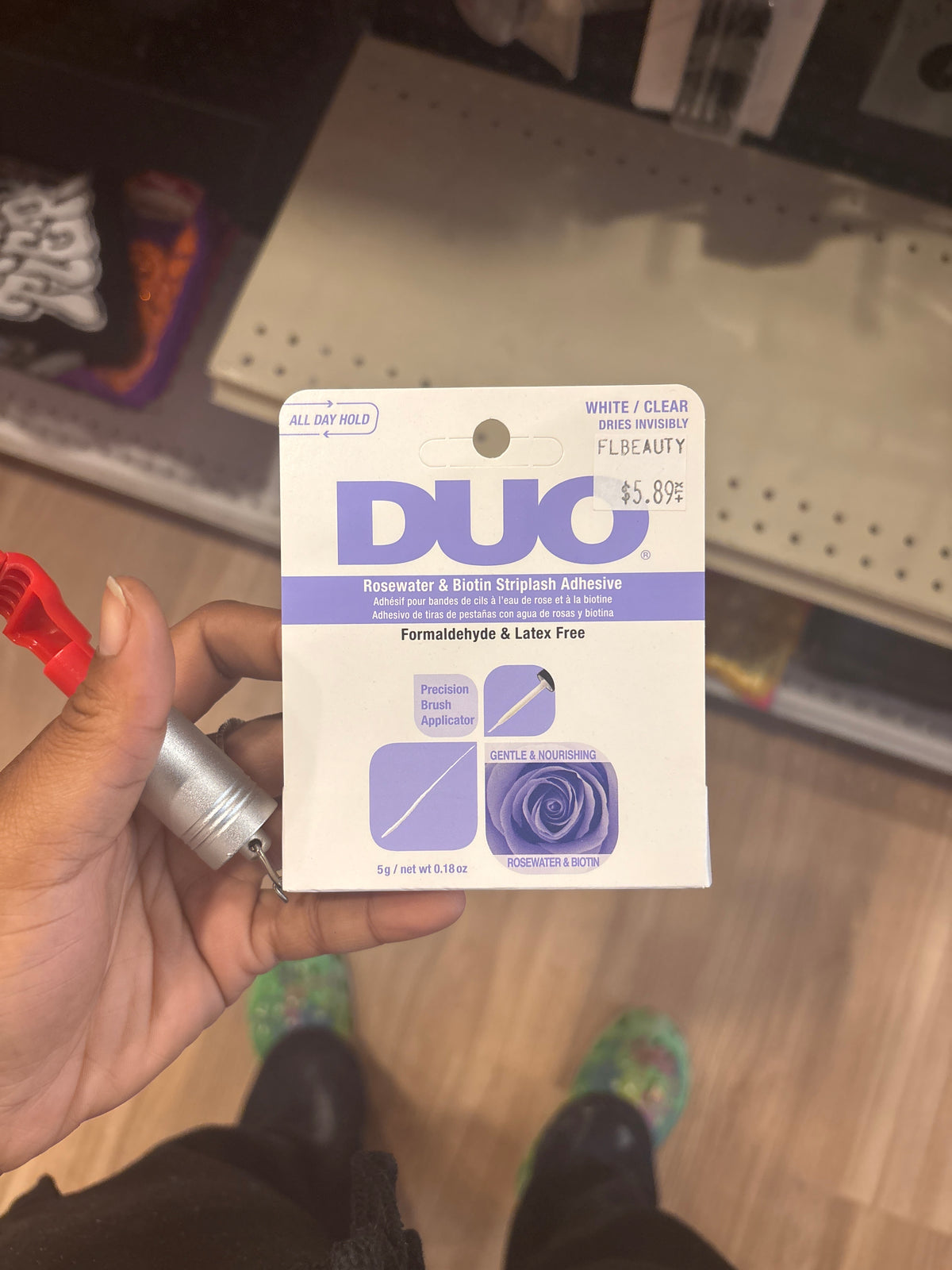 DUO- Brush on Strip Lash Adhesive -white/Clear- 0.18.oz.