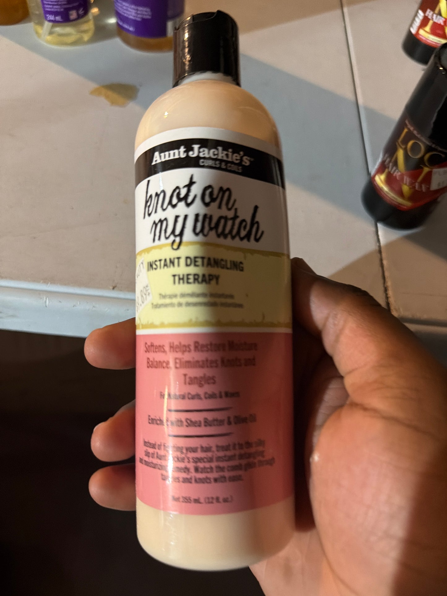 Aunt Jackie’s Knot On My Watch Instant Detangling Therapy – 12 fl oz