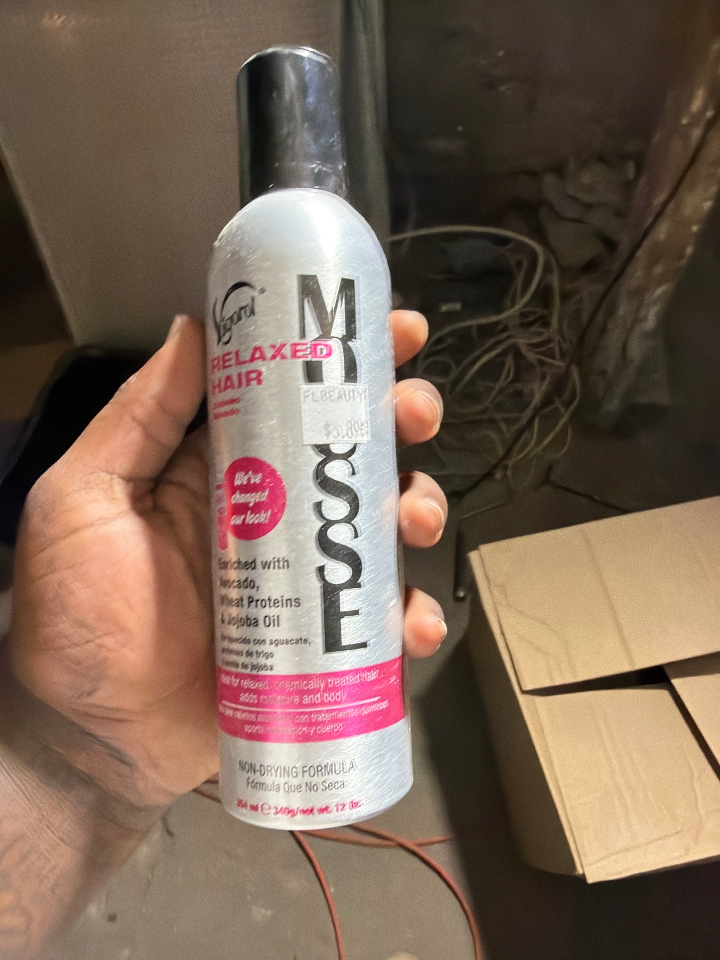Vigorol Relaxed Hair Mousse 12 oz