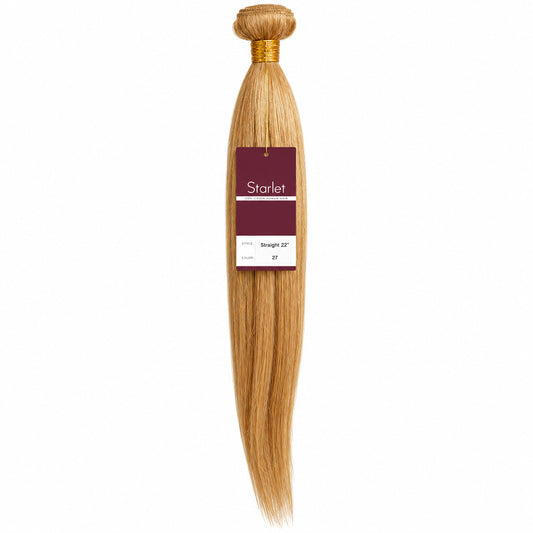 SCARLET- 100% Virgin Human Hair Straight 22” -Color 27-