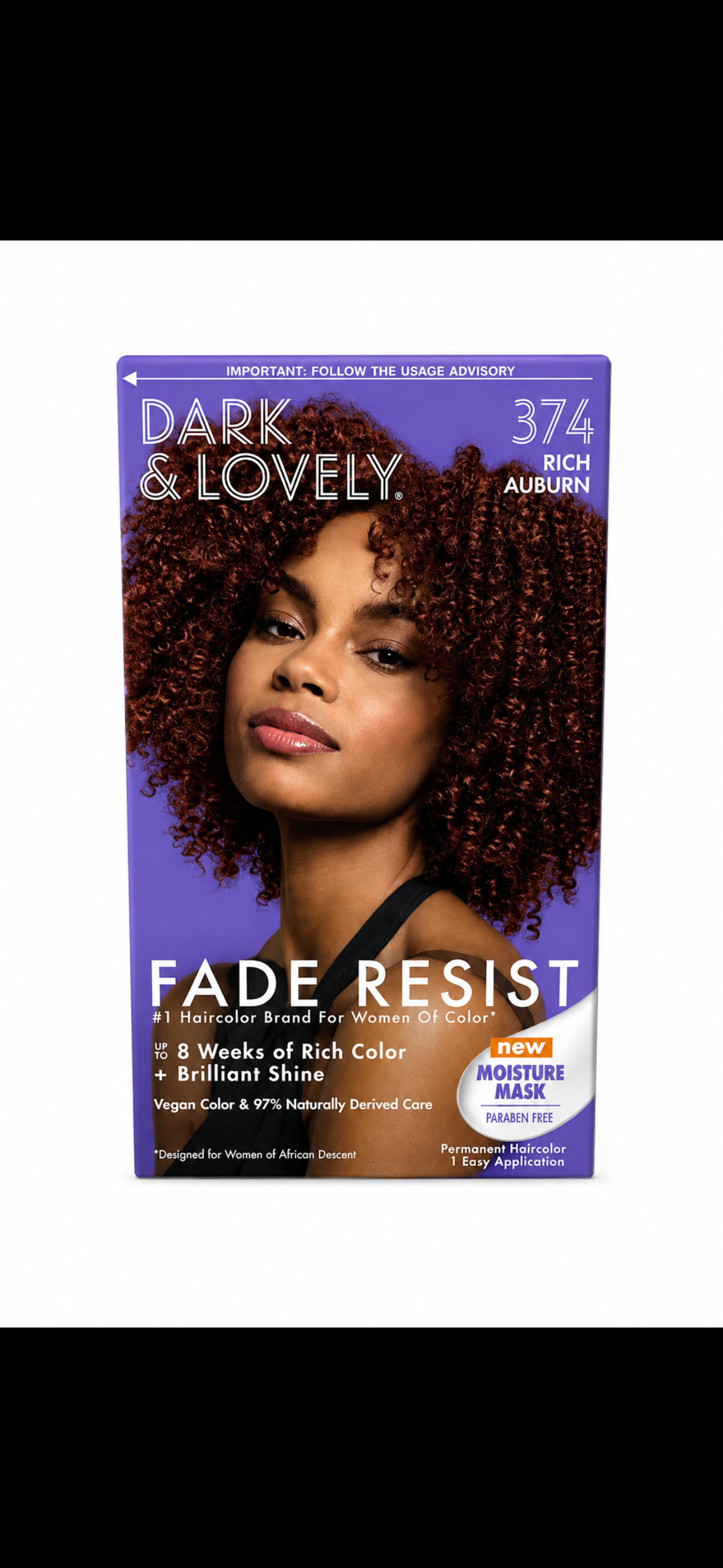 DARK & LOVELY- FADE RESISTANT-Color Rich Auburn 374-