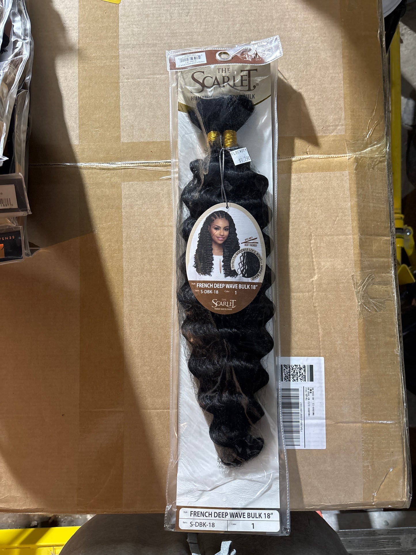 The Scarlet Human Hair Blend FRENCH DEEP WAVE BULK 18”