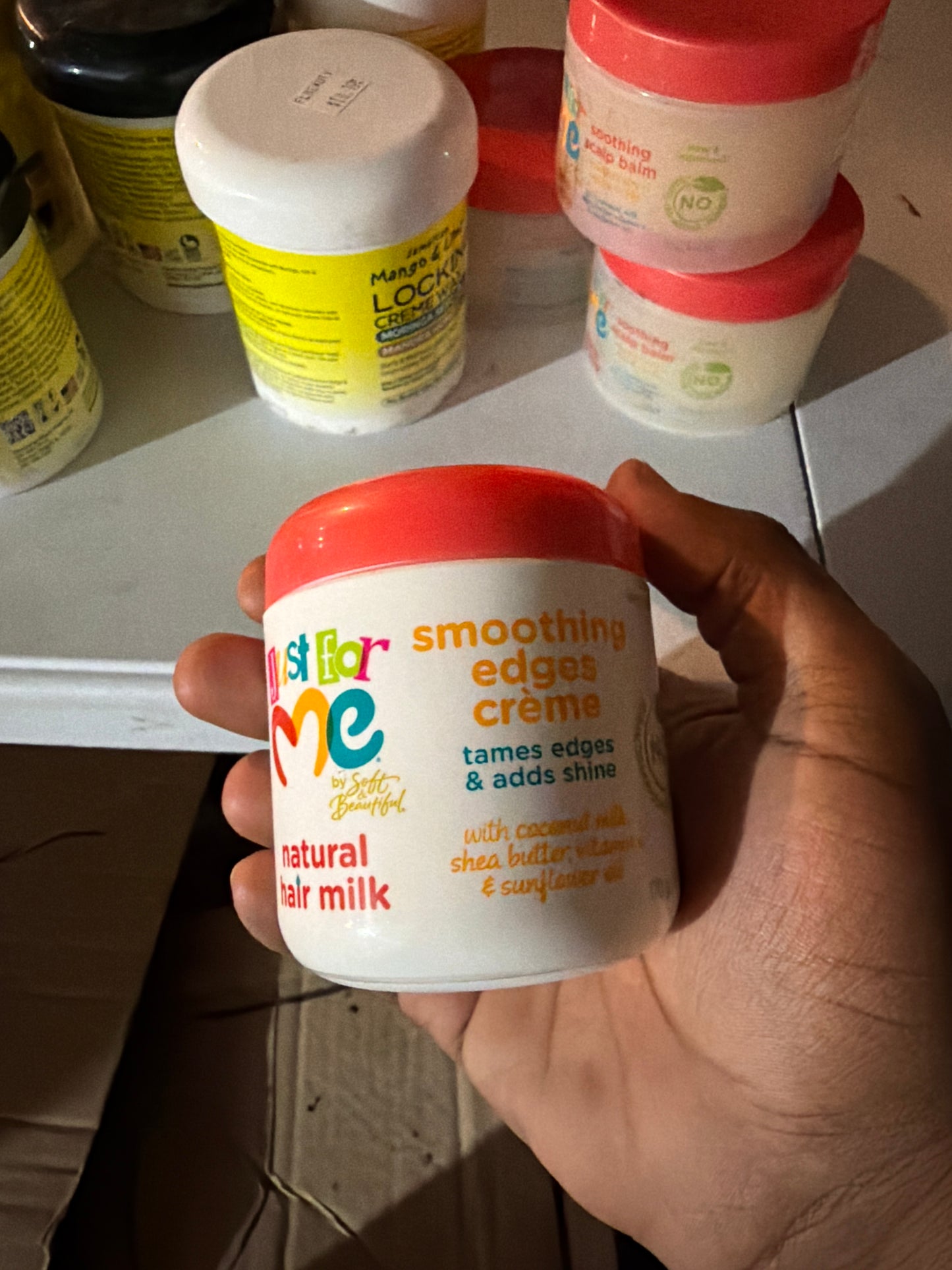 Just For Me Natural Hair Milk Smoothing Edges Crème – 6oz