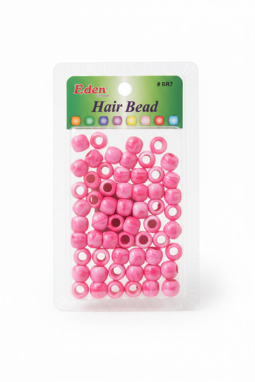 Eden Pink/white hair beads