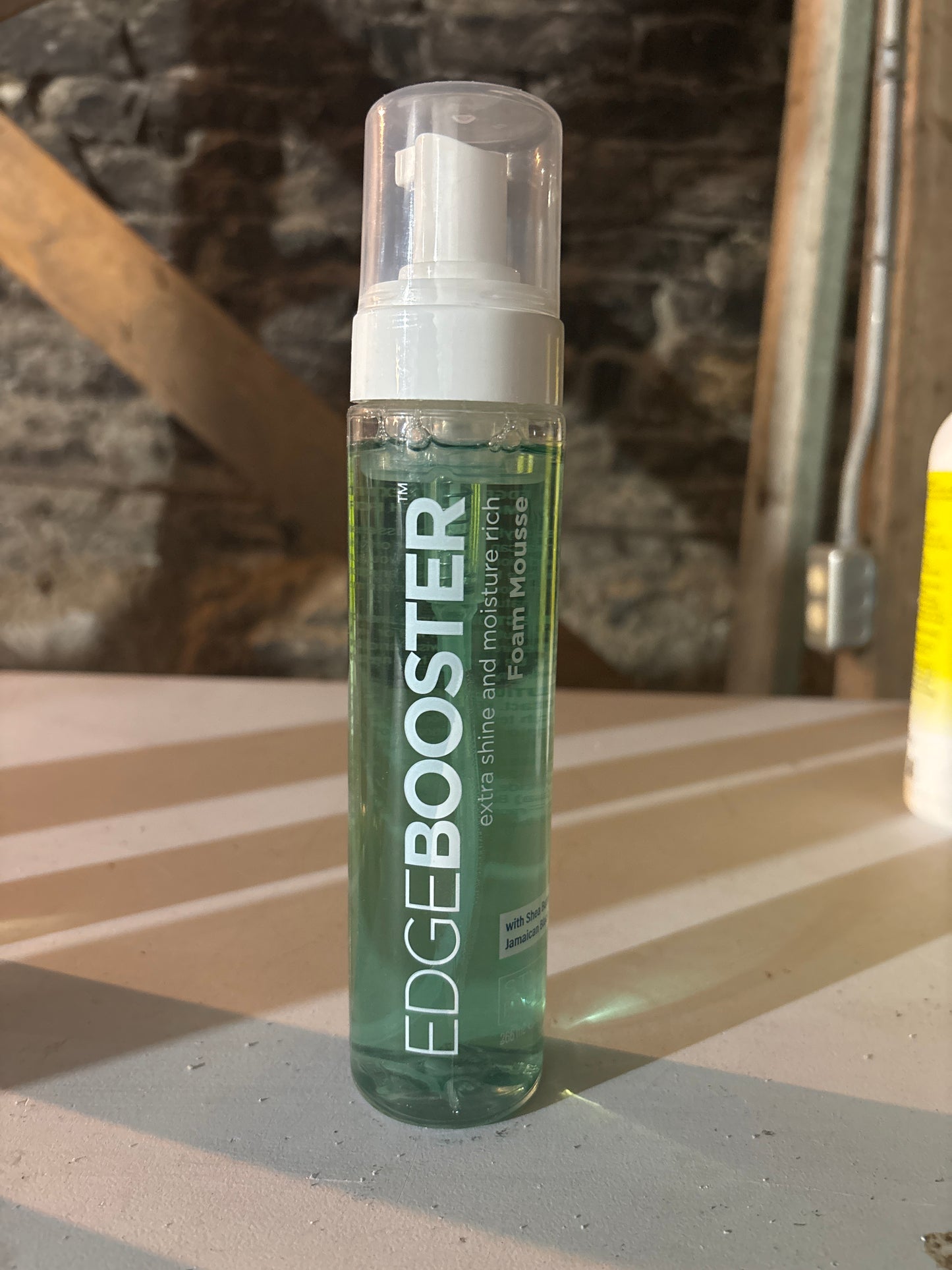 EDGEBOOSTER- Extra Shine and Moisture Rich Foam Mousse with Shea Butter& Jamaican Black Castor Oil