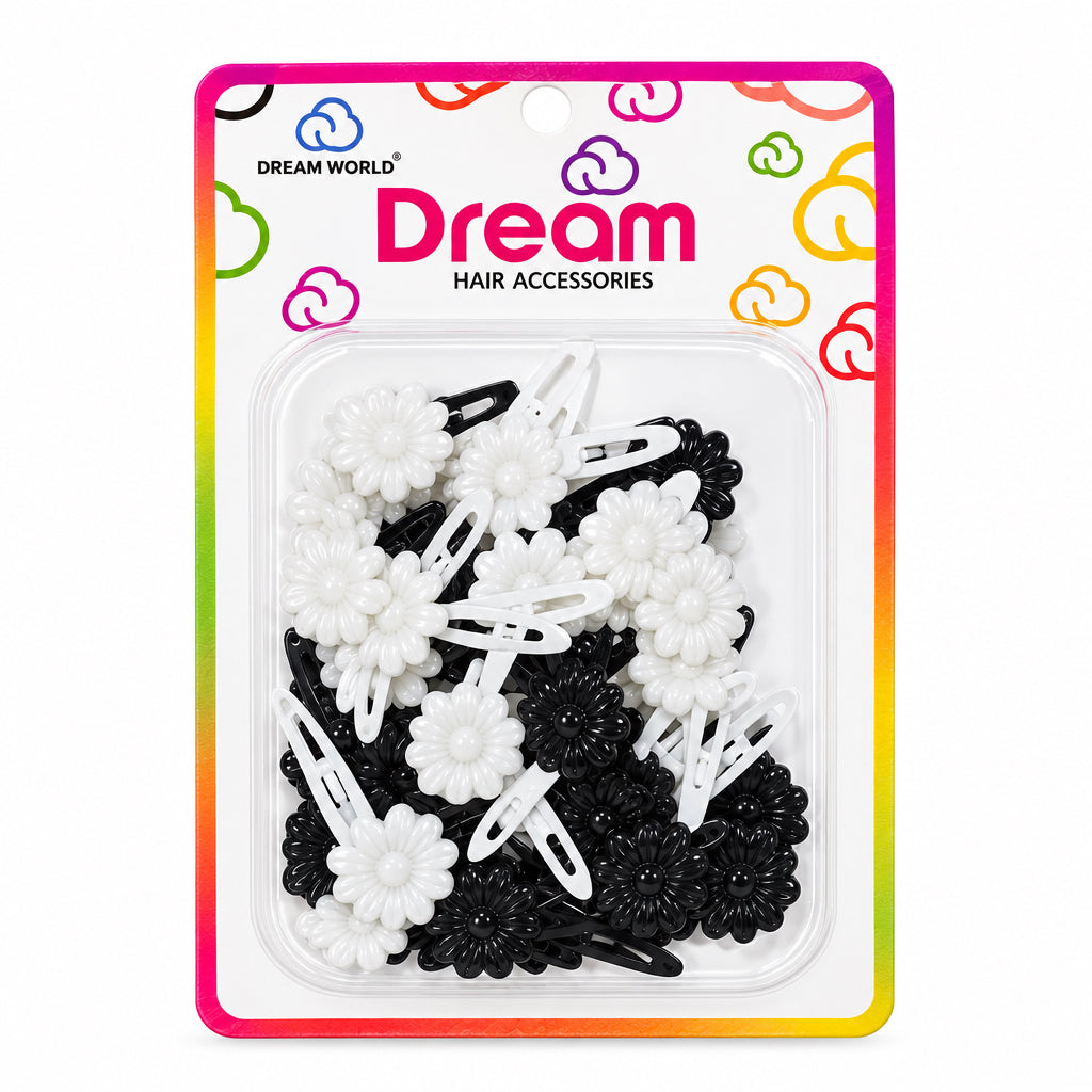 DREAMWORLD- Dream Hair accessories-color Black/White-