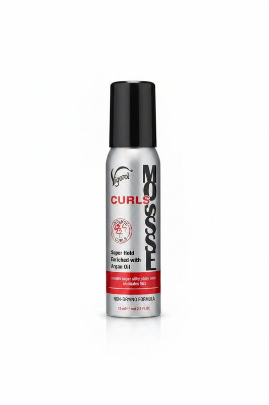 Vigorol Curls Mousse Travel Size with Argan Oil 2.5 fl oz