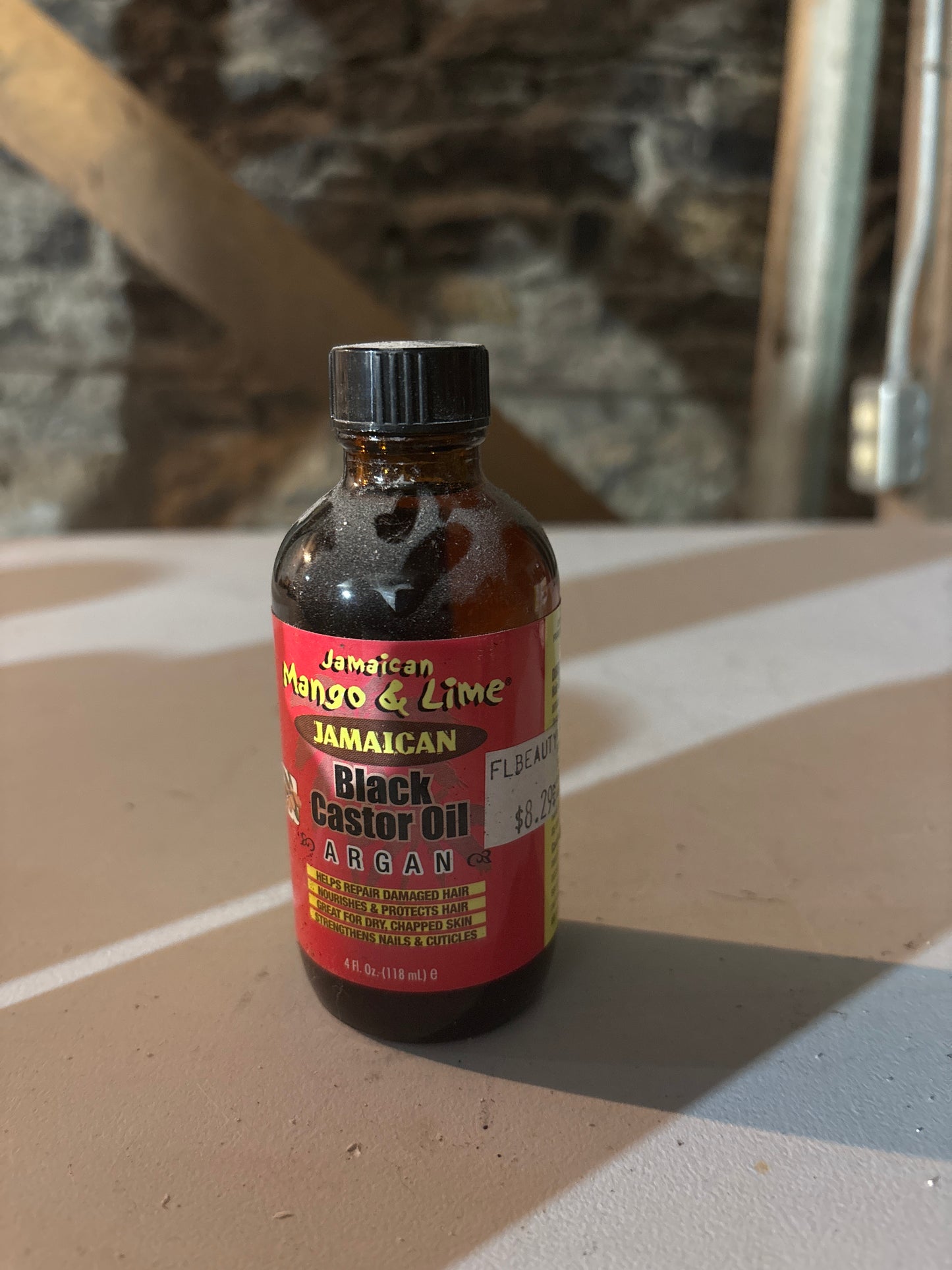 Jamaican Mango & Lime- JAMAICAN BLACK CASTOR OIL 4Fl.oz-ARGAN