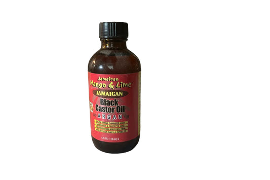 Jamaican Mango & Lime- JAMAICAN BLACK CASTOR OIL 4Fl.oz-ARGAN