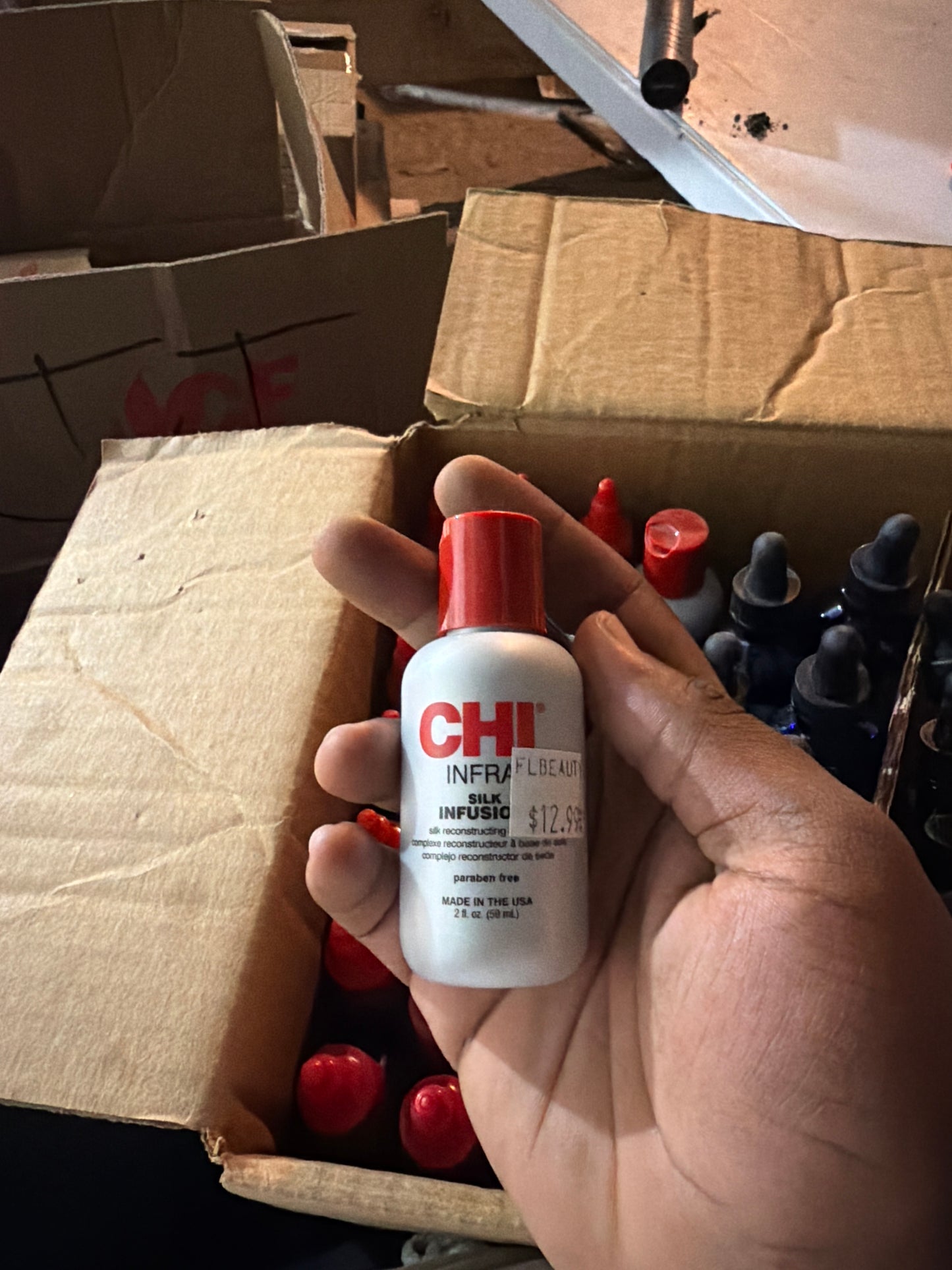 CHI Infra Silk Infusion Leave-In Silk Reconstructing Treatment – 2 fl oz