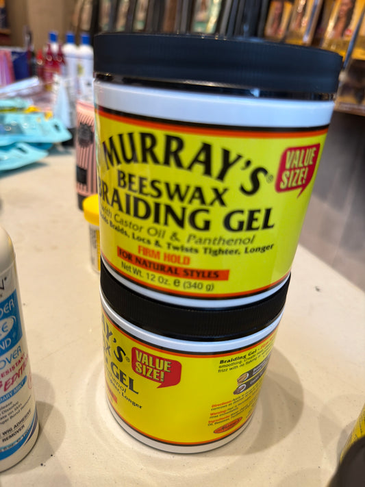 Murray’s beeswax braiding gel