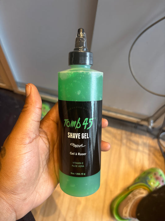 TOMB45- Shave Gel Vitamin E & Aloe Vera 9oz.(255.15g)
