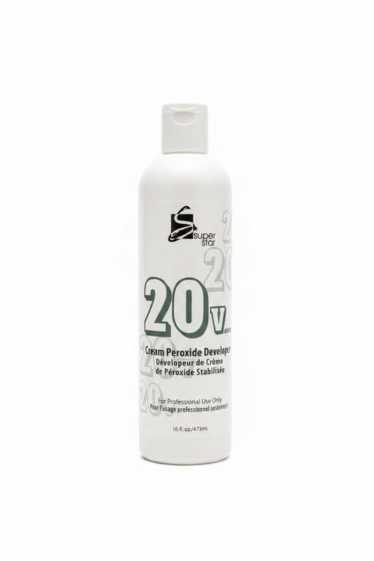 Super Star 20 Volume Cream Peroxide Developer – 16 fl oz (473 mL)
