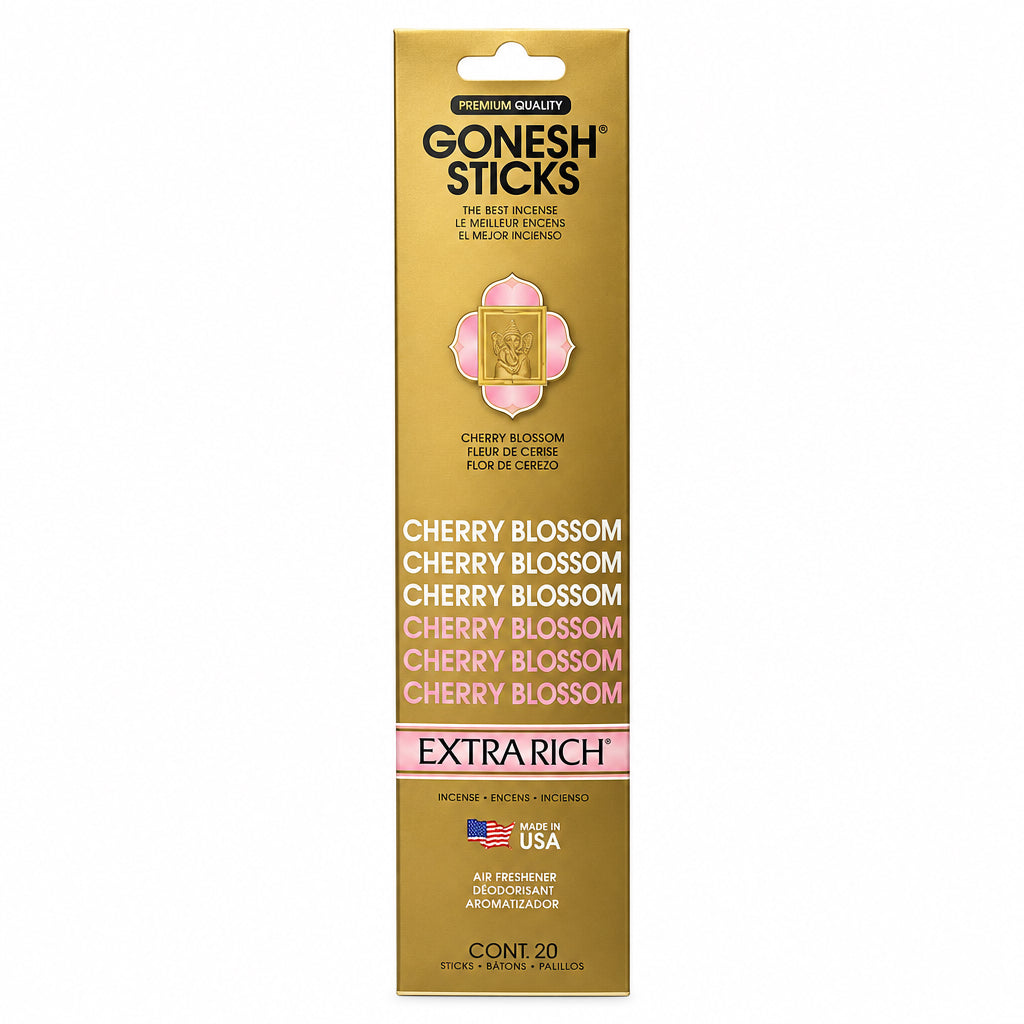 PREMIUM QUALITY- Gonesh Sticks-Cherry Blossom cnt 20