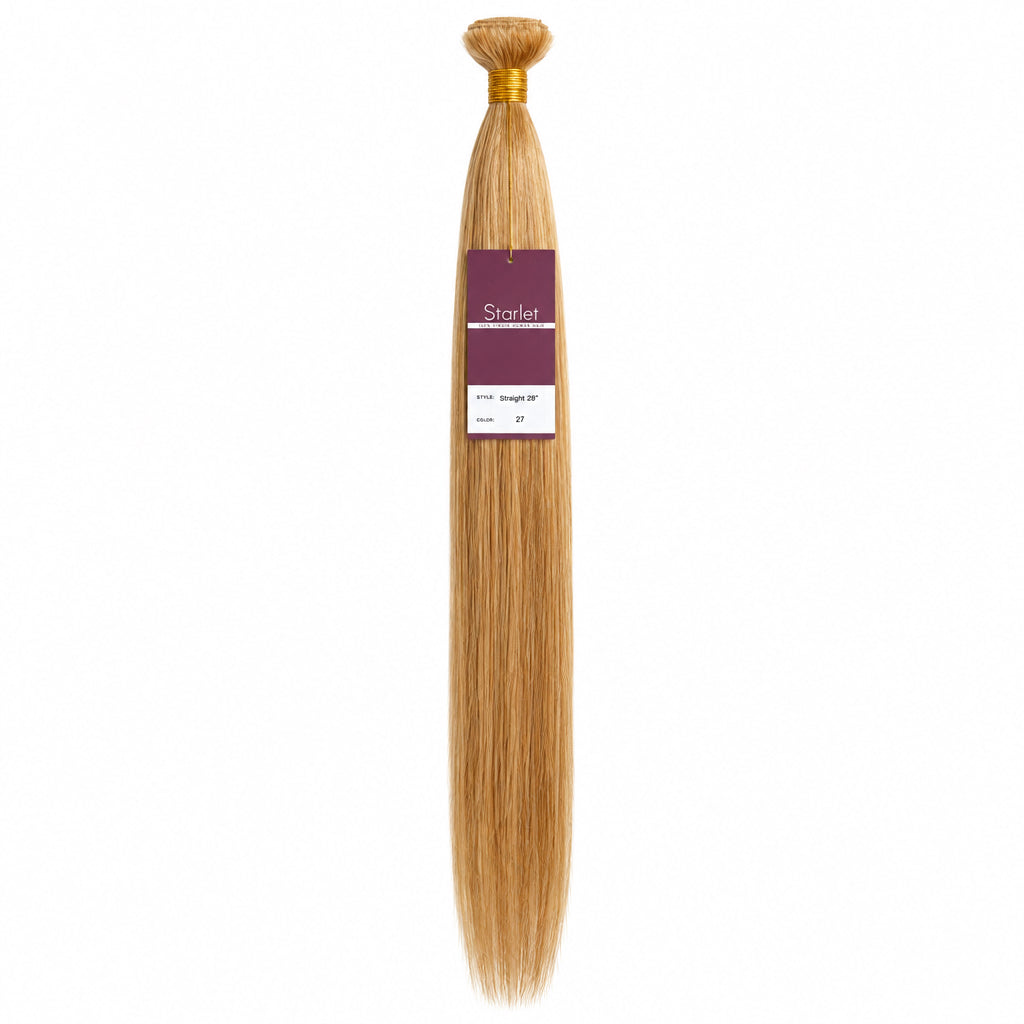 SCARLET- 100% Virgin Human Hair Straight 27” -Color 27-