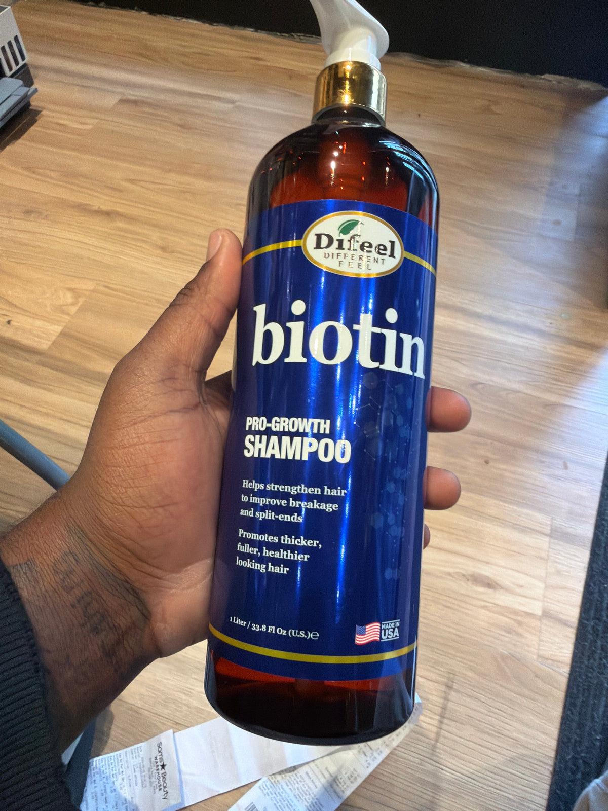 Biotin pro-growth shampoo
