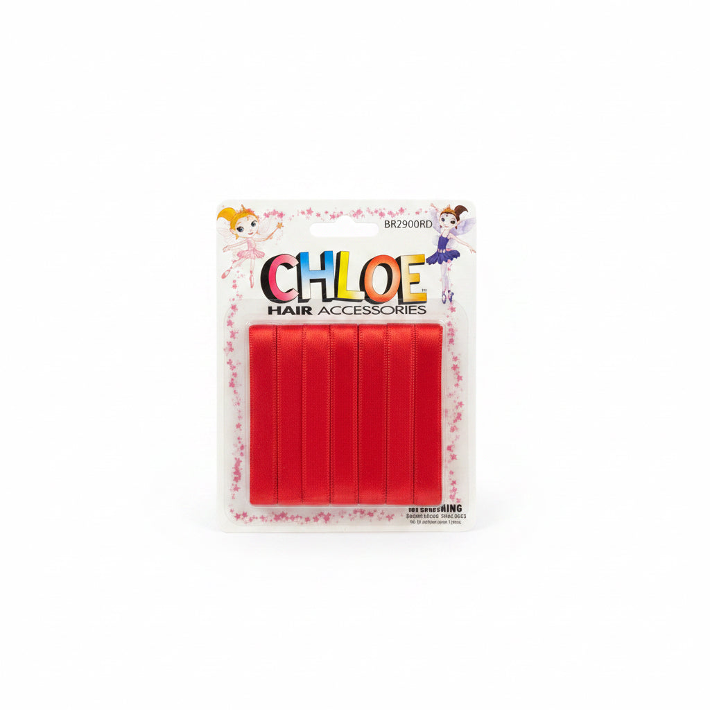 CHLOE Hair Accessories- Ribbon color Red-