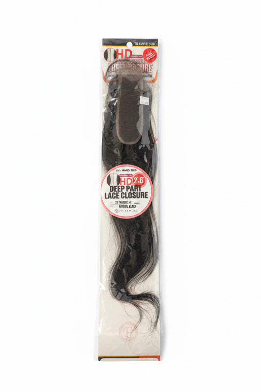 EVE Hair Inc. HD 2x6 Deep Part Lace Closure – Straight 16”