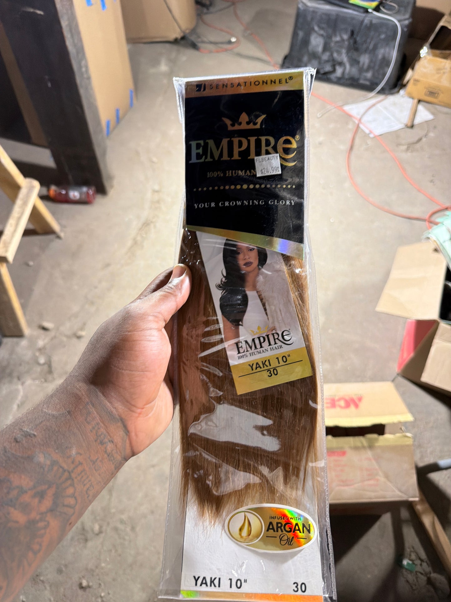 Empire 100% Human Hair Yaki 10” color 30