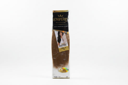 Empire 100% Human Hair Yaki 10” color 30