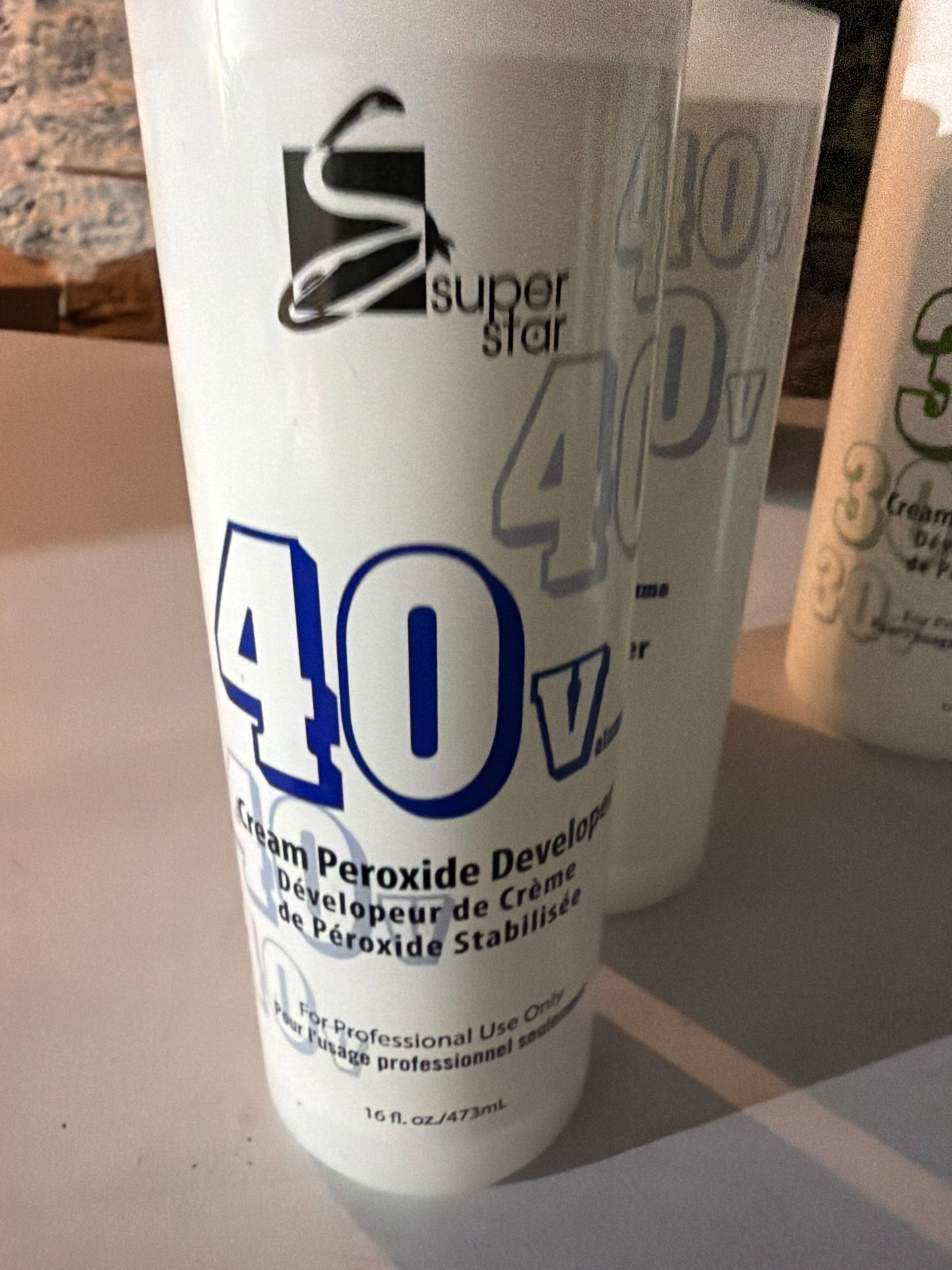 Super Star 40 Volume Cream Peroxide Developer – 16 fl oz (473 mL)
