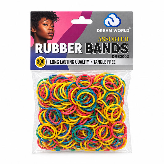 DREAMWORLD- Assorted Rubber Bands 300 cnt.