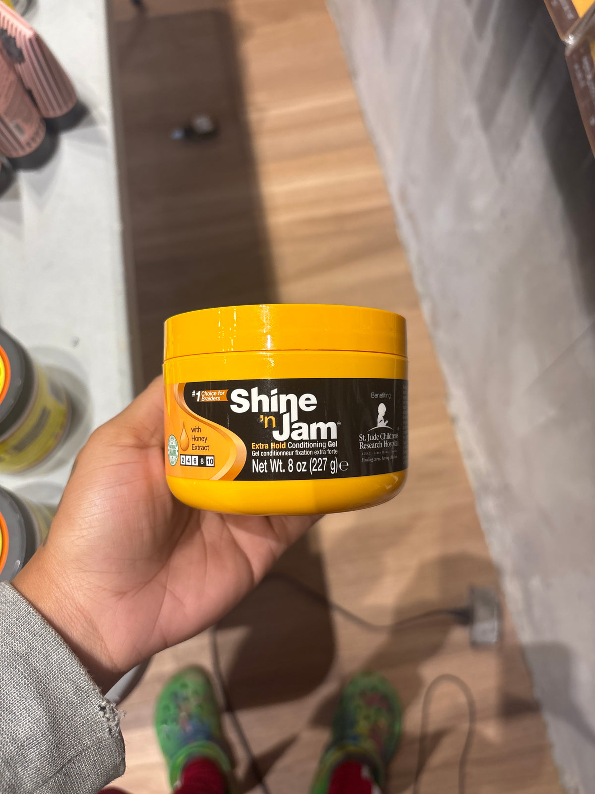 Shine ’n Jam Conditioning Gel Extra Hold with Honey Extract 8 oz