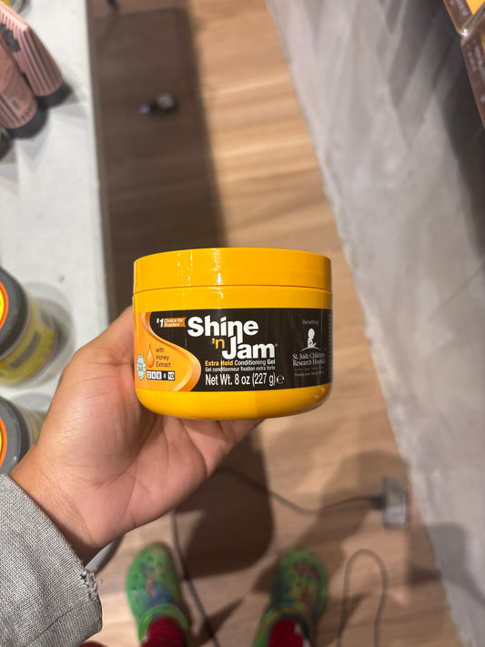 Shine ’n Jam Conditioning Gel Extra Hold with Honey Extract 8 oz