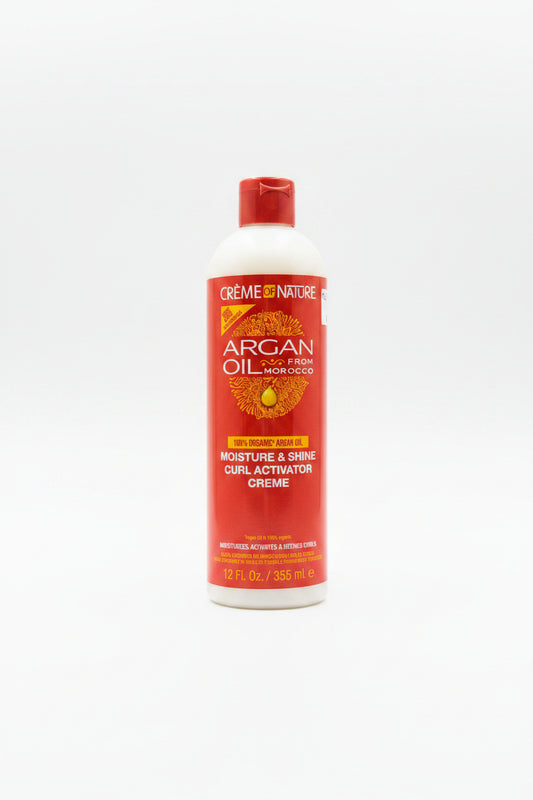 Creme of Nature Argan Oil from Morocco Moisture & Shine Curl Activator Crème – 12 fl oz