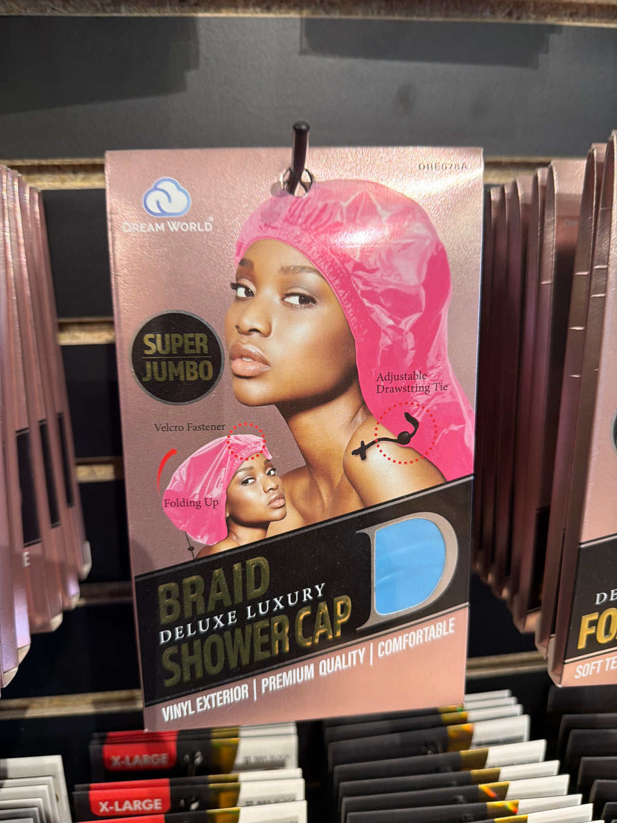 Braid shower cap