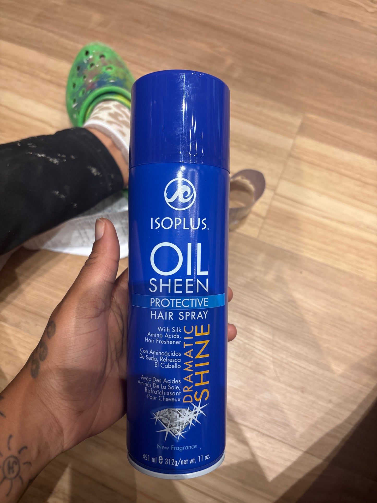 ISOPLUS- Oil Sheen Protective Hair Spray 11.oz.(312g)