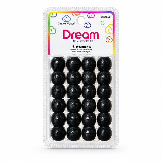 DREAMWORLD- Dream Hair accessories-color Black (wood bead)