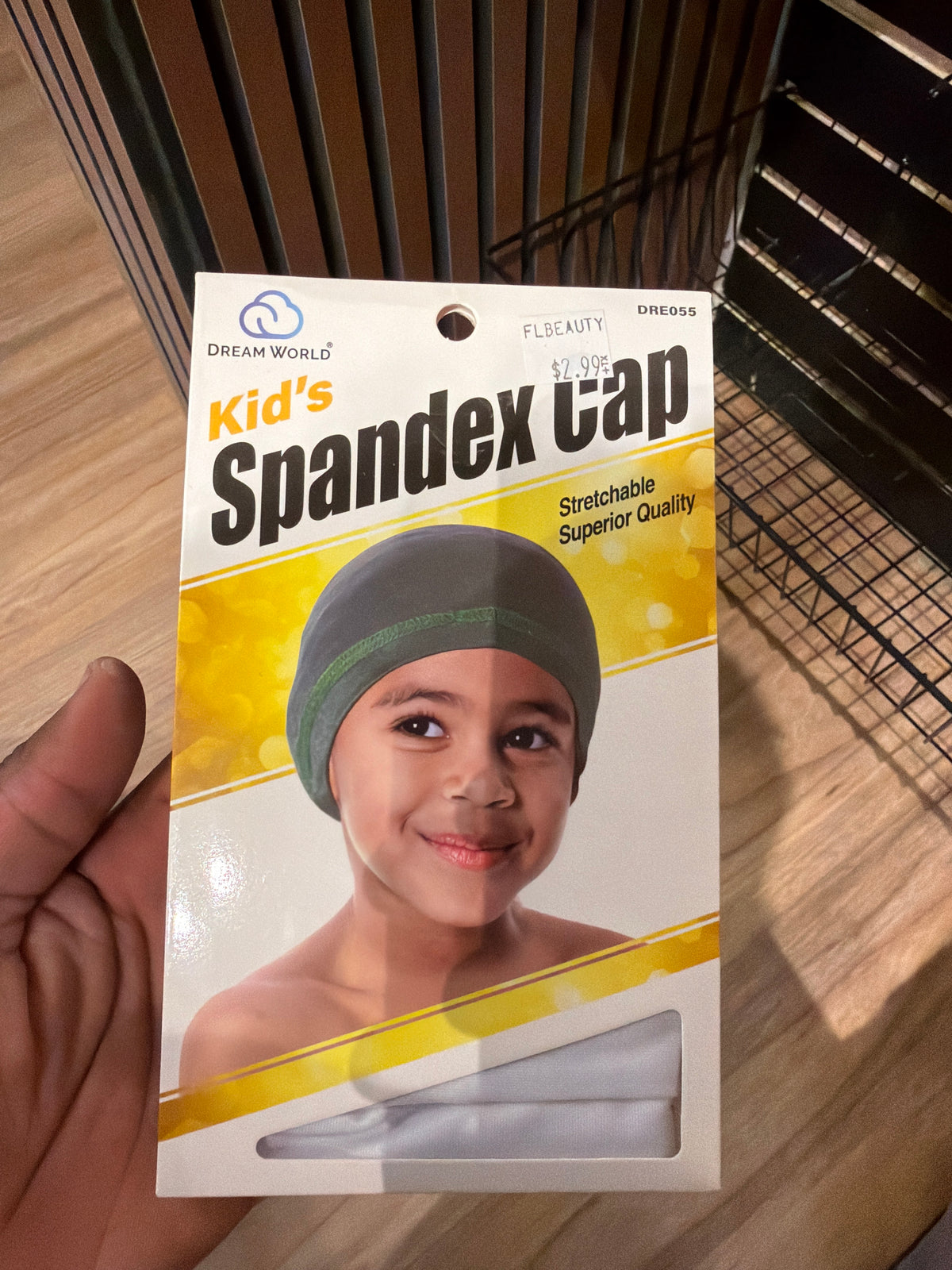 Kids spandex cap