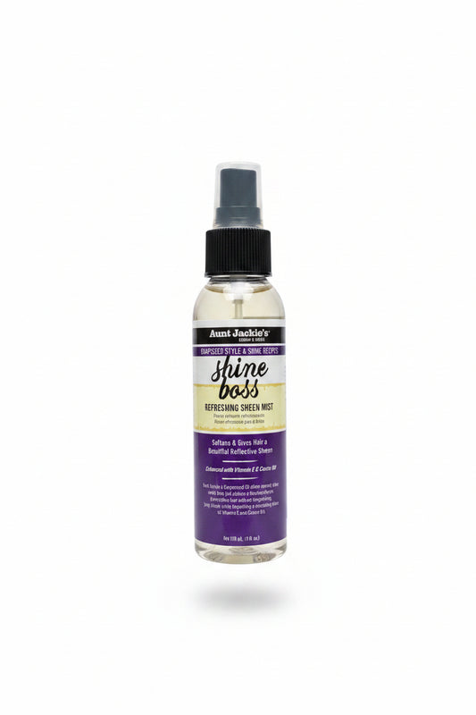 Aunt Jackie’s Grapeseed Style & Shine Recipes Shine Boss Refreshing Sheen Mist – 4 fl oz