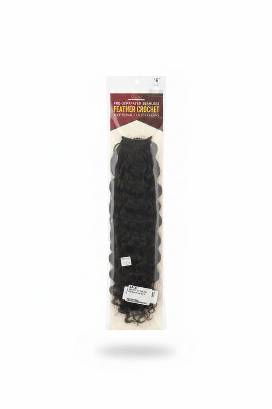 Starlet feather crochet Burmese deep wave 16”