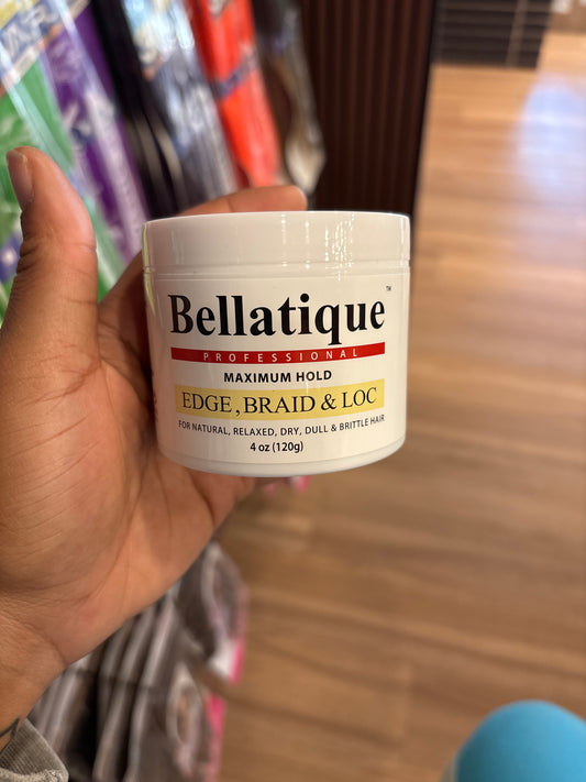 Bellatique- Professional Maximum Hold Edge,Braid&LOC 4 Oz.(120g)