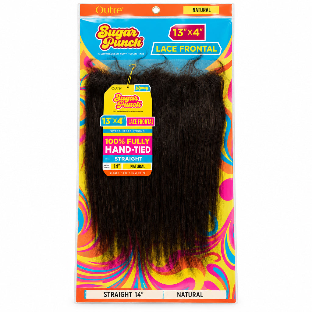 Sugar punch 14” natural lace frontal 13x4