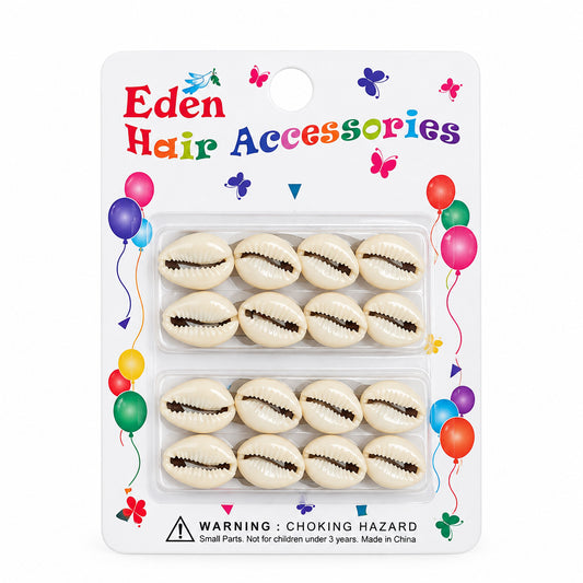 EDEN- Hair accessories-Shells color- White