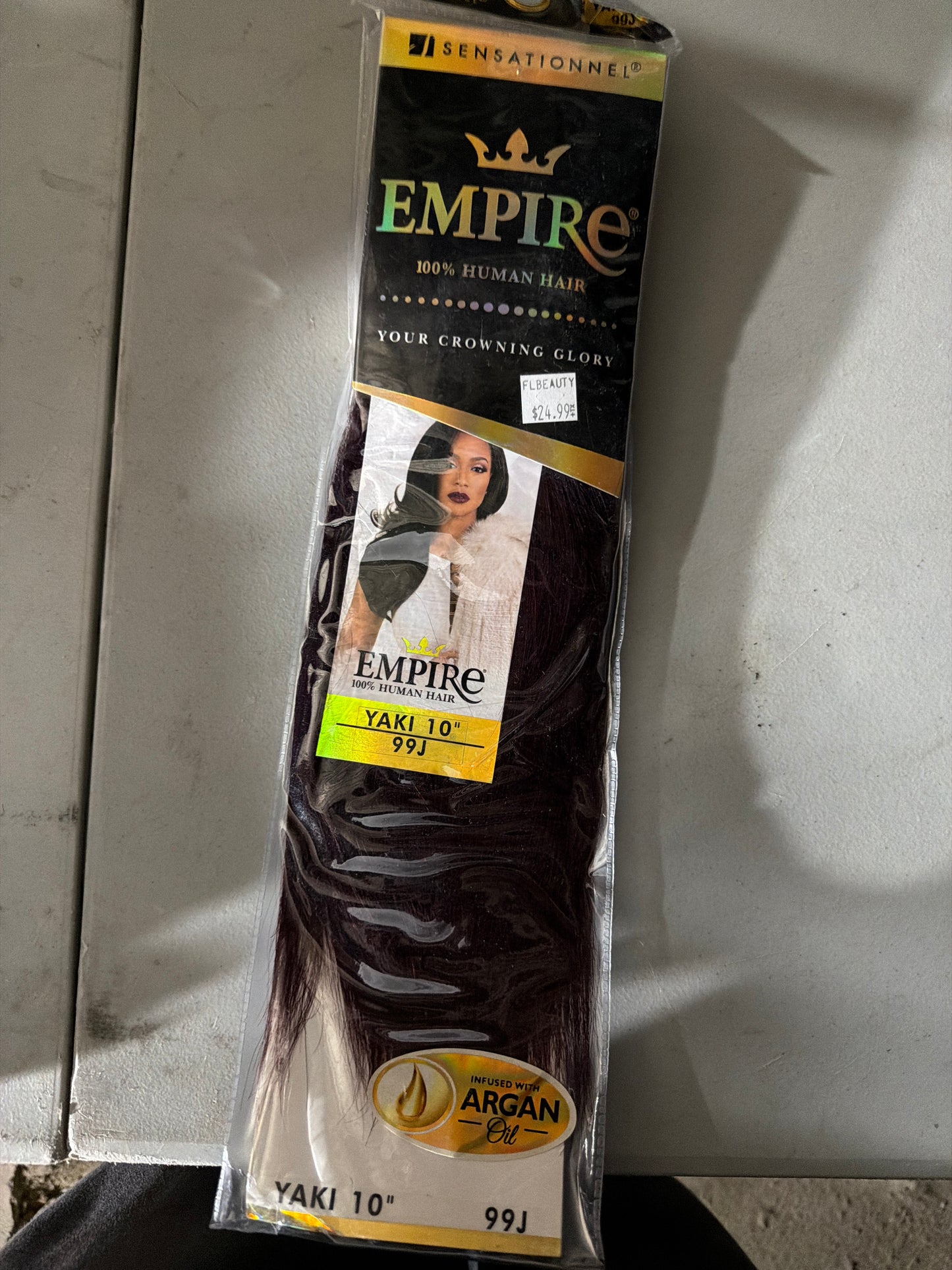 Empire 100% Human Hair Yaki 10” color 99J