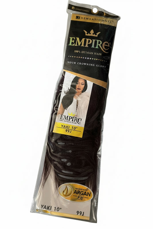 Empire 100% Human Hair Yaki 10” color 99J