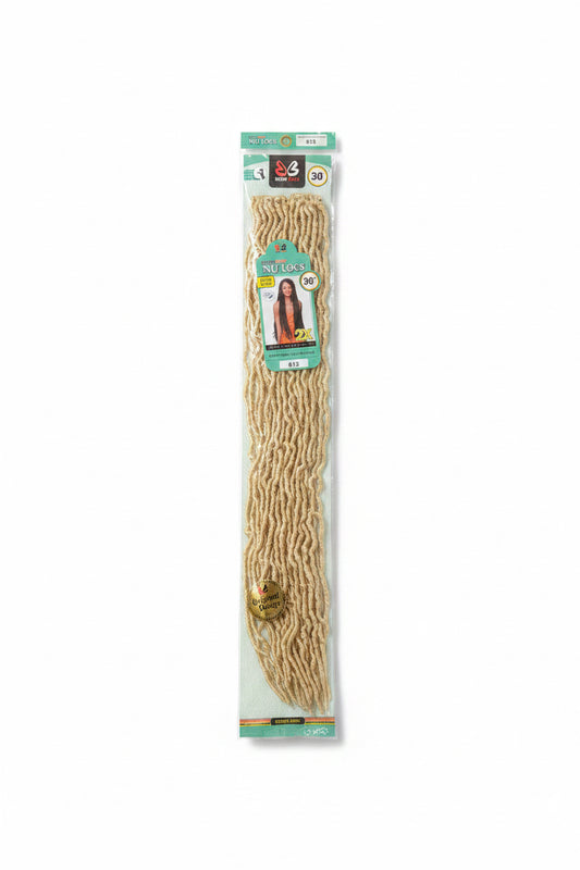 Bobbi Boss NU LOCS Extra Long 30” 2X Crochet Braiding Hair – Color 613